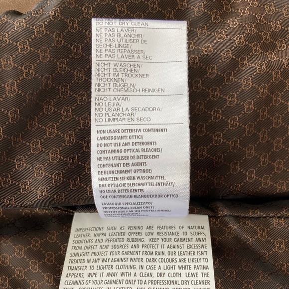 Gucci Kid’s Leather Jacket Authentic - Picture 12 of 16